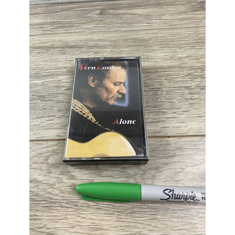 Vern Gosdin Cassette Tape Alone Country Album Columbia 1989 Vintage Tested Music